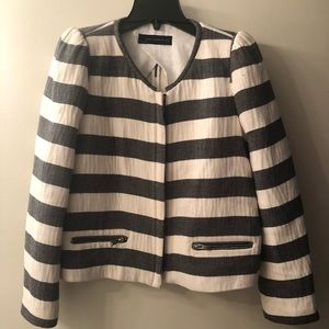 Zara Woman Stripe Jacket Size XL !